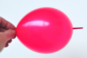 15 cm Kettenballon, Warmrot-Metallic
