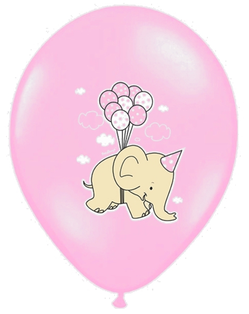 Baby-Party-Luftballon-Elefanten-Vorderseite