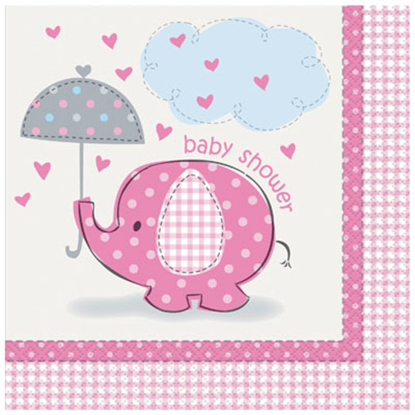 Baby-Shower-Servietten-Pink