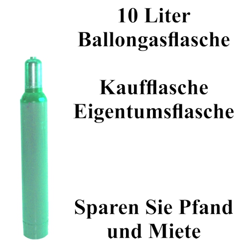 10 Liter Flasche Helium Ballongas