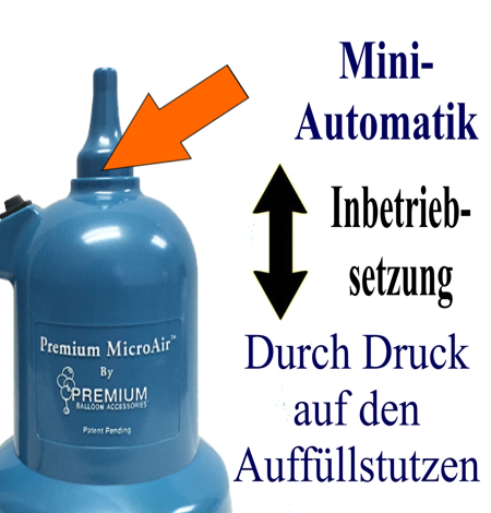 Ballonpumpe mit Automatik Inbetriebsetzung