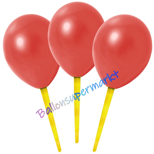 Ballonstaebe-aus-Papier-fuer-Luftballons-Gelb-umweltfreundlich-Dekobeispiel
