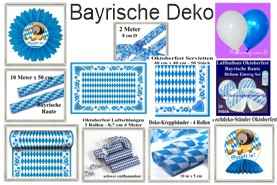 Bayrische-Wochen: Festdekoration und Luftballons