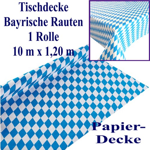 Bayrische-Wochen Tischdecke, Bayrische Rauten