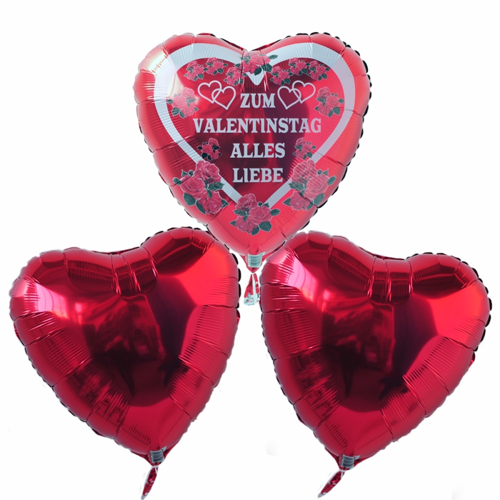 Bouquet-12-aus-Helium-Luftballons-Zum-Valentinstag-Alles-Liebe