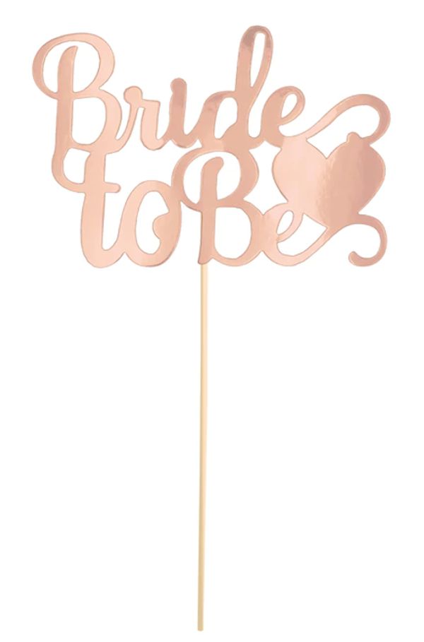 Cake-Topper-Bride-to-be-Kuchendekoration-Tortendeko-Dekoration-zur-Hochzeit