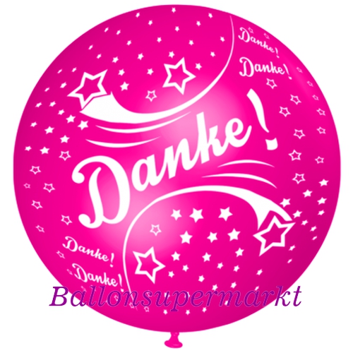 Danke-Luftballon-Riesenballon-pink