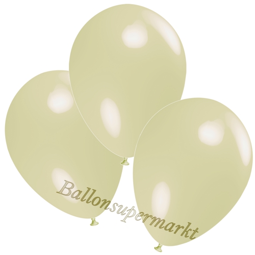 Deko-Luftballons-Elfenbein-Ballons-aus-Natur-Latex-zur-Dekoration