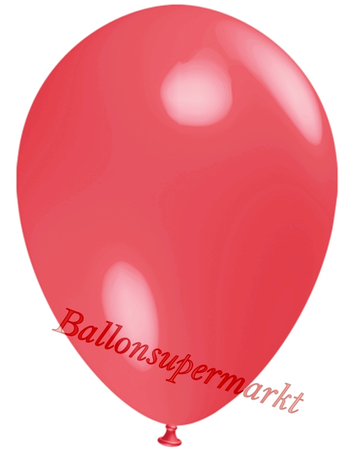 Deko-Luftballons-Hellrot-Ballons-aus-Natur-Latex