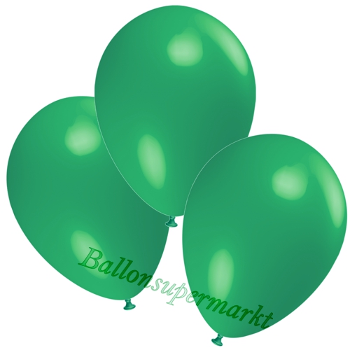 Deko-Luftballons-Mintgruen-Ballons-aus-Natur-Latex-zur-Dekoration