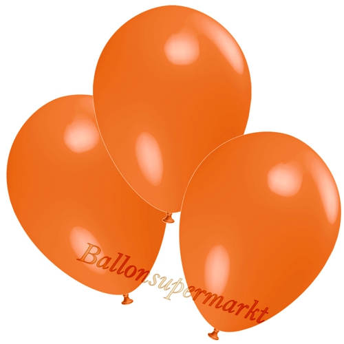 Deko-Luftballons-Orange-Ballons-aus-Natur-Latex-zur-Dekoration