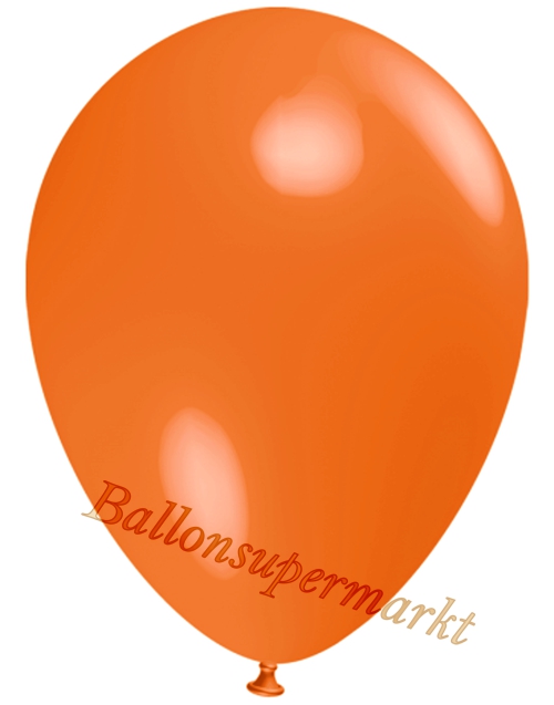 Deko-Luftballons-Orange-Ballons-aus-Natur-Latex