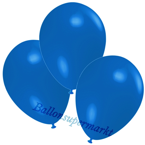 Deko-Luftballons-Royalblau-Ballons-aus-Natur-Latex-zur-Dekoration