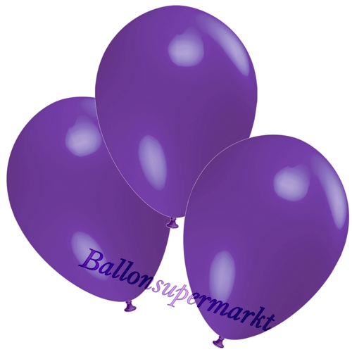 Deko-Luftballons-Violett-Ballons-aus-Natur-Latex-zur-Dekoration