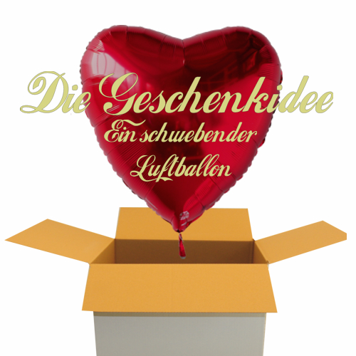 Die Geschenkidee! Ein schwebender Luftballon zum Geburtstag