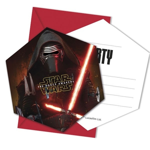 Einladungskarten-Star-Wars-The-Force-Awakens-Episode-7-Kylo-Ren-Das-Erwachen-der-Macht