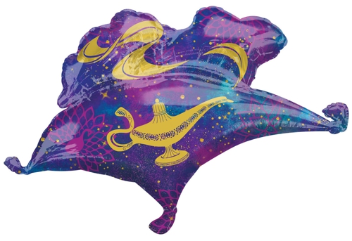 Folienballon-Aladdin-Shape-Luftballon-fliegender-Teppich-Partydekoration-Geschenk-1001-Nacht-Disney-Jasmin-Lampe