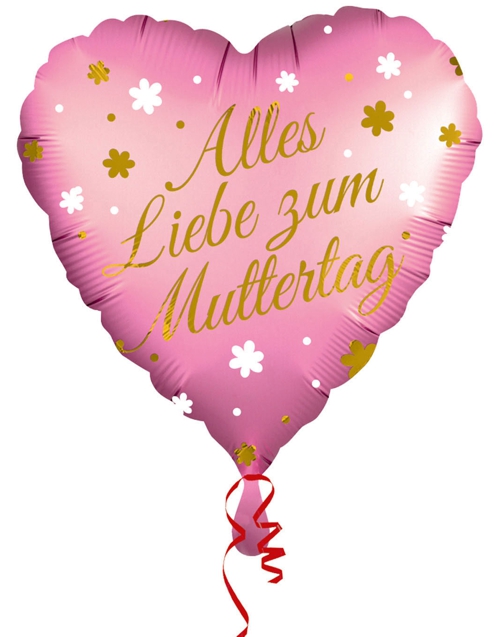Folienballon-Alles-Liebe-zum-Muttertag-Pink-Luftballon-Geschenk-zum-Muttertag-Dekoration-Mama