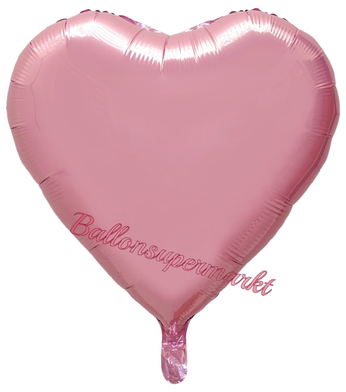 Folienballon-Deko-Herz-61-cm-Rosa-Luftballon-Geschenk-Hochzeit-Geburtstag-Dekoration-Party-Fest
