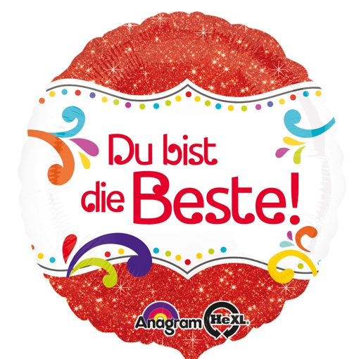 Folienballon-Du-bist-die-Beste-Luftballon-Gruess-Muttertag-Beste-Freundin-Kollegin