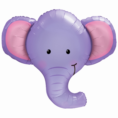 Folienballon-Elefant-Ellie-Shape-Luftballon-Geschenk-zum-Kindergeburtstag
