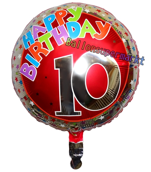 Folienballon-Geburtstag-Happy-Birthday-Milestone-10-Luftballon-Geschenk-Dekoration-zum-10-Geburtstag-Gruss