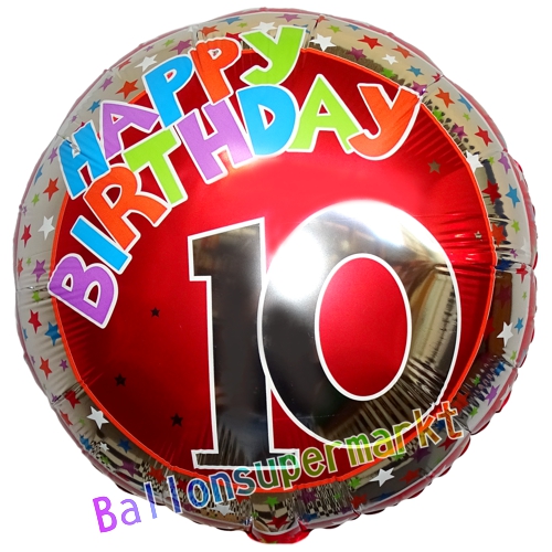 Folienballon-Geburtstag-Happy-Birthday-Milestone-10-Luftballon-Geschenk-Dekoration-zum-10-Geburtstag