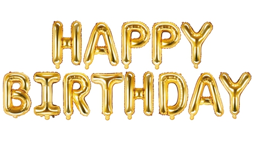 Folienballon-Happy-Birthday-Schriftzug-gold-Geschenk-zum-Geburtstag-Dekoration-Luftfuellung