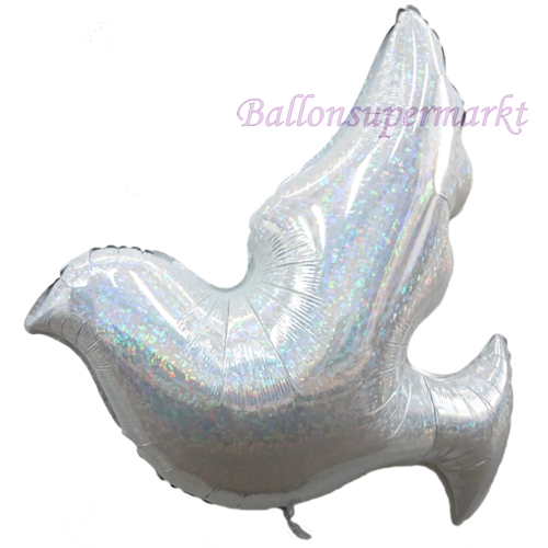 Folienballon-Hochzeit-Taube-Shape-holografisch-Luftballon-Hochzeit-Dekoration-Geschenk
