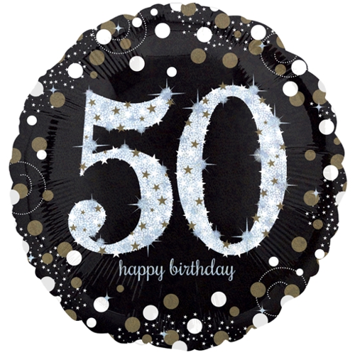 Folienballon-Jumbo-50.-Geburtstag-Sparkling-Birthday-50-Luftballon-Geschenk