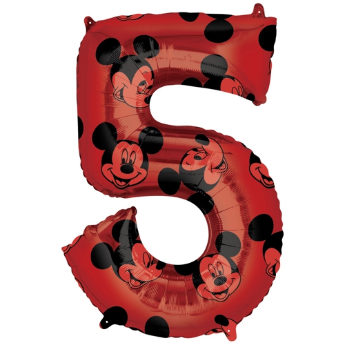 Folienballon-Mickey-Mouse-Forever-Zahl-5-Luftballon-Geschenk-5.-Geburtstag-Micky-Maus-Disney