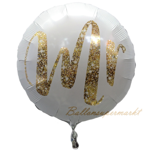 Folienballon-Mr-Gold-Glitter-rund-Luftballon-zur-Hochzeit-Braeutigam-Herr-Hochzeitsdekoration-Geschenk-Ballon