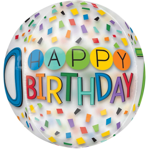 Folienballon-Orbz-Happy-Birthday-Rainbow-70-Luftballon-Kugel-zum-70.-Geburtstag-Klar