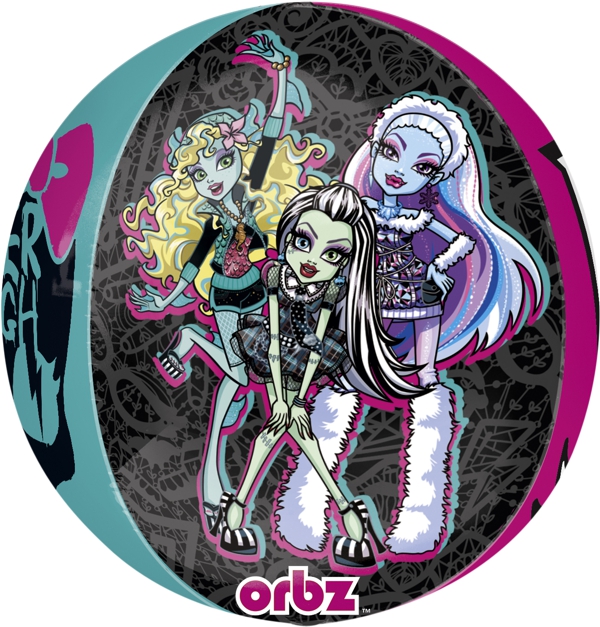 Folienballon-Orbz-Monster-High-Frankie-Lagoona-Abbey-Clawdeen-Draculara-Monster-Ballon-1