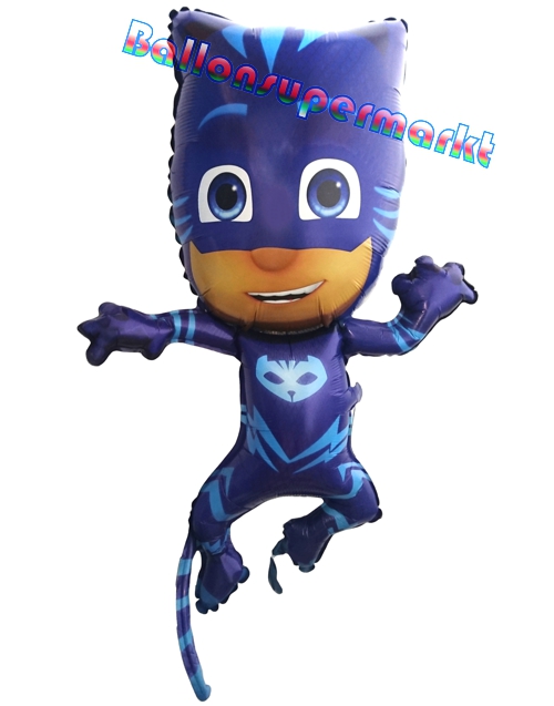 Folienballon-PJ-Masks-Catboy-Shape-Pyjamahelden-Luftballon-Geschenk-Kindergeburtstag