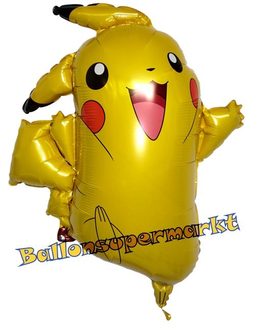 Folienballon-Pikachu-Shape-Luftballon-Kindergeburtstag-Partydekoration-Geschenk-Pokemon