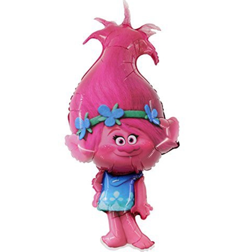 Folienballon-Poppy-Shape-Luftballon-Trolls-Partydekoration-Geschenk-Dreamworks