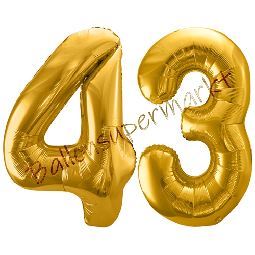 Folienballons-86cm-Zahlen-43-Gold-Luftballon-Geschenk-Geburtstag-Jubilaeum-Firmenveranstaltung Folienballons-86cm-Zahlen-43-Gold-Luftballon-Geschenk-Geburtstag-Jubilaeum-Firmenveranstaltung