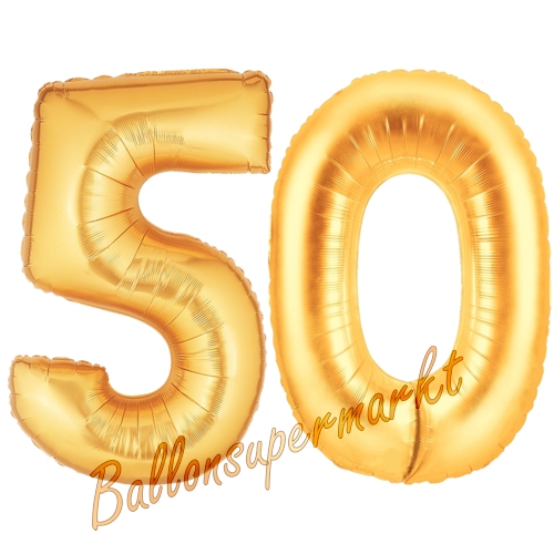 Folienballons-Zahlen-50-Gold-Luftballons-Geschenk-50.-Geburtstag-Jubilaeum-Firmenveranstaltung