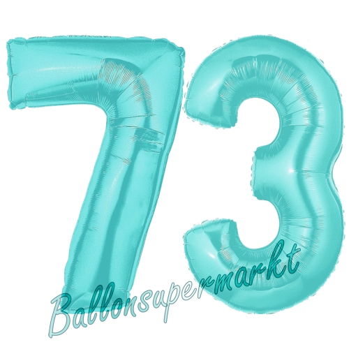 Folienballons-Zahlen-73-Tuerkis-Luftballons-Geschenk-73.-Geburtstag-Jubilaeum-Firmenveranstaltung