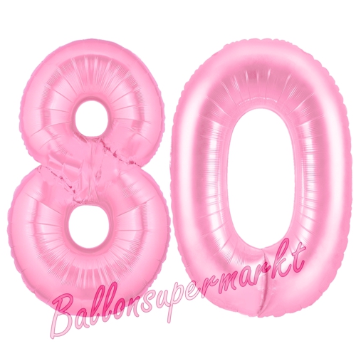 Folienballons-Zahlen-80-Rosa-Luftballons-Geschenk-80.-Geburtstag-Jubilaeum-Firmenveranstaltung