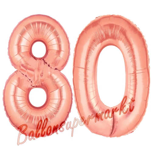 Folienballons-Zahlen-80-Rosegold-Luftballons-Geschenk-80.-Geburtstag-Jubilaeum-Firmenveranstaltung