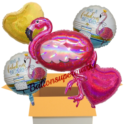 Folienballons-im-Karton-Flamingo-Happy-Birthday-5er-Karton-Flamingo-Bouquet-Geburtstagsgeschenk