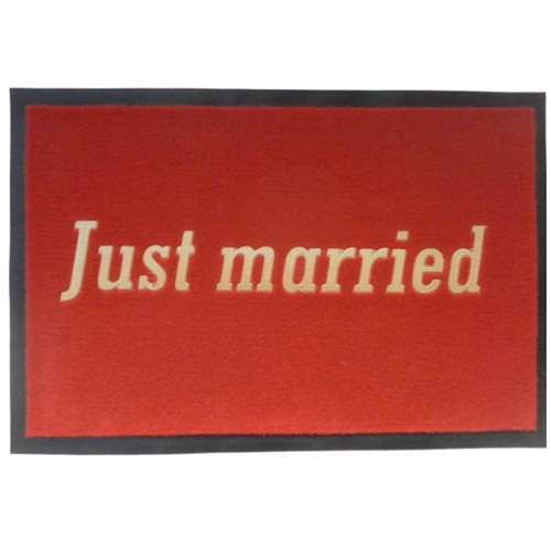 Fussmatte-Just-Married-Schlafzimmer-Matte-zur-Hochzeit-Dekoration-Hochzeitsfeier