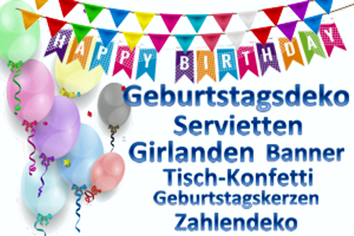 Geburtstag-Dekoration-Geburtstagsdekoration-Partydekoration-zu-Geburtstagsfeiern