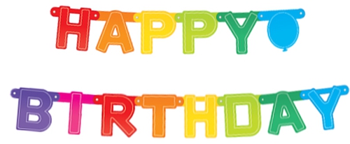 Geburtstagsbanner-Happy-Birthday-Rainbow-Partydekoration-Geburtstag-Kindergeburtstag