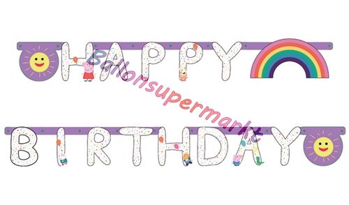 Geburtstagsbanner-Peppa-Wutz-Happy-Birthday-Partydekoration-zum-Kindergeburtstag-Peppa-Pig-Mottoparty