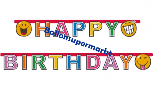 Geburtstagsbanner-Smiley-Happy-Birthday-zum-Geburtstag-Raumdekoration-Emoji Geburtstagsbanner-Smiley-Happy-Birthday-zum-Geburtstag-Raumdekoration-Emoji