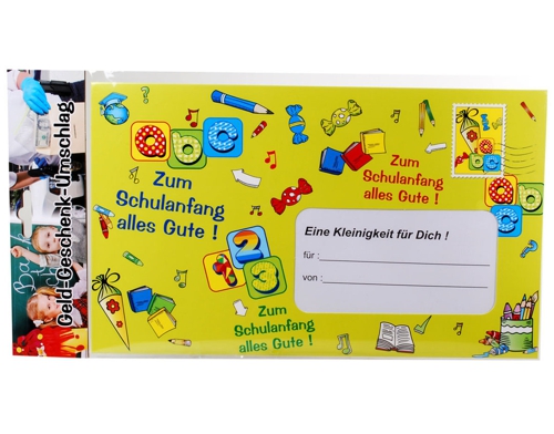 Geld-Geschenk-Umschlag-zum-Schulanfang-alles-Gute-Geschenk-Einschulung-1-Schultag