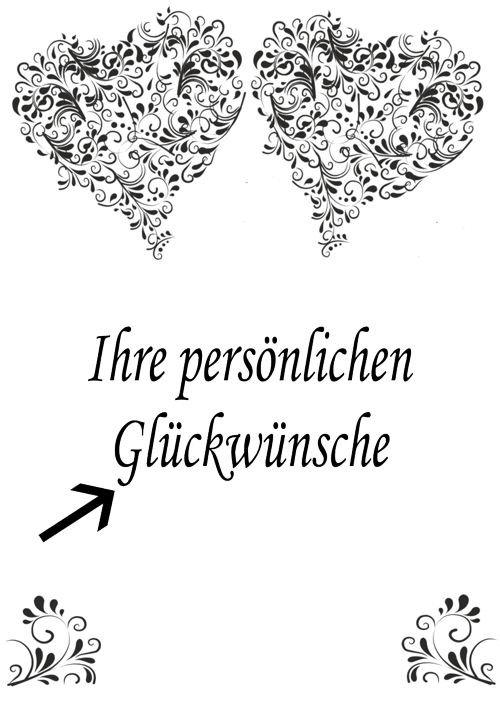 Grusskarte-zur-Hochzeit-bedruckt-mit-Ornamenten-in-Herzform